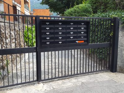 Cattette postali condominiali in alluminio per esterni